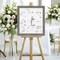 Pinstripe Signature Mat Picture Frame, Photo Frame Wedding Guest Book Alternative, Autograph Picture Mat for Signature Board, Wedding Celebrations Graduations Support Encouragement or Retirement